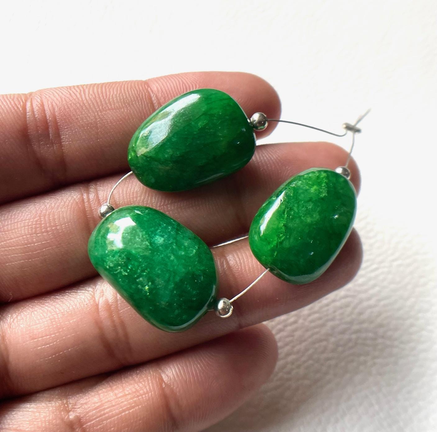 Emeraude Naturelle De Zambie - 1,22 Carats - Coupe Ovale - Clarté SI - Qualité AAA - Neuf Avec Certificat