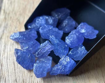 Natural Tanzanite Rough Gemstones (8-12 MM): December Birthstone
