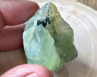 40x35 MM, Raw Prehnite Rough Crystal, Natural Prehnite Raw Stone, Raw Healing Crystal, Raw Specimen, For Jewelry Making 289.00 Cts