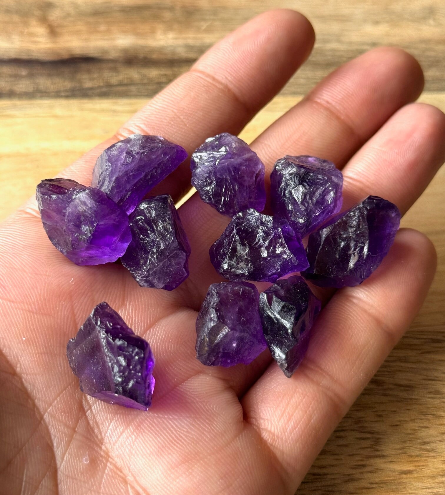 Raw Amethyst Rough: AAA+ Quality Natural Purple Gemstone (15-20 MM) - Etsy