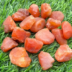 Raw Carnelian Stone 15-20 MM, Fabulous Gemstone Rough Natural Carnelian Gemstone, Healing Crystal Orange Carnelian Raw Stone