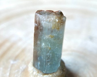 AAA+ Raw Aquamarine Stone, 15x8 MM, 8.30 Carat, Aquamarine Healing Crystal, Raw Mineral, Aquamarine Specimen, March Birthstone