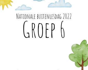 Lespakket Buitenlesdag groep 6