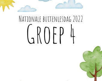 Lespakket Buitenlesdag groep 4