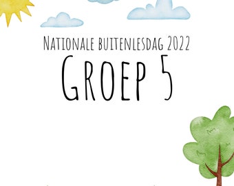 Lespakket Buitenlesdag groep 5