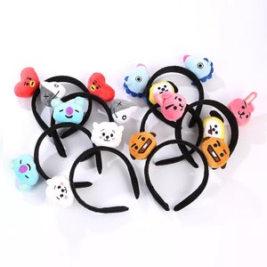 BTS BT21 Doll Hair Tie Hairpin Headbands Hair Band Official Authentic Genuine-RJ BTS BT21 Doll Hair Tie Hairpin Headbands Hair Band Official Authentic Genuine-RJ