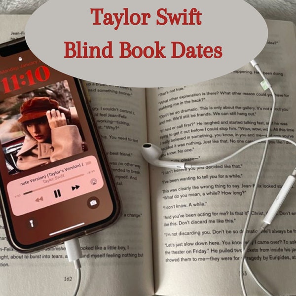 Rendez-vous à l'aveugle avec un livre | (Version Taylor) Swifties | Livre mystère| Taylor Swift | Cadeaux pour les amateurs de lecture| Era's tour| BookTok