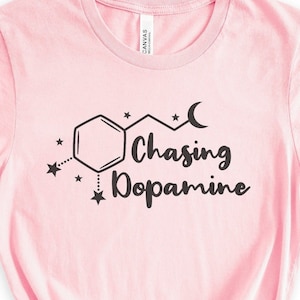 Chasing dopamine SVG Mental Health SVG Dopamine Chemical Structure PNG