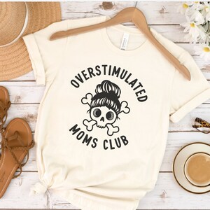 Überreizte Mamas SVG - Moms Club - Überreizte Mama SVG - Lustige Mama SVG - Mama Shirt SVG - Mama Shirt Cutfile - Digital Download