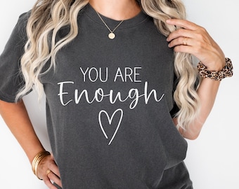 You Are Enough Svg, inspirational Png, motivational Cricut cut file, you got this svg, positive sublimation design