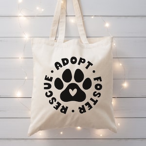 Adopt Foster Rescue SVG PNG, Animal Lover SVG, Rescue Dog cut file, Rescue Cat Cricut cut file, Digital Download