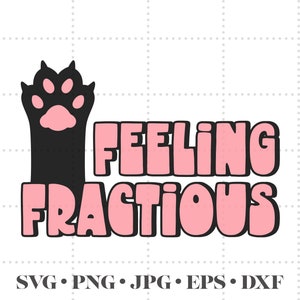 Feeling Fractious Svg, Vet Tech SVG PNG, Veterinary Cut File, Fractious Svg, Veterinary Medicine, Instant Digital Download