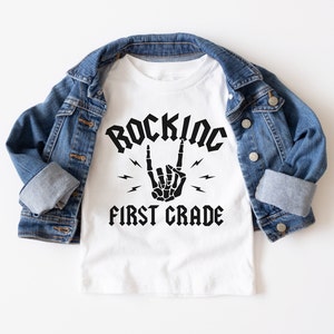 Rocking First Grade Svg Png, First Grader Cut file, Funny First Grade Shirt svg, child shirt sublimation, Cricut cut file