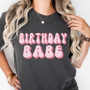 Birthday Babe Svg Png, Birthday Girl cut file, Birthday Sublimation, Retro birthday, birthday shirt svg, digital download