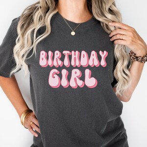 Birthday Girl svg png, Birthday Girl Sublimation, Birthday Girl Curling-Maschine-Datei, Retro Geburtstag svg, sofort-Download