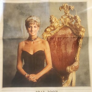 Diana - The Snowden Portraits Newpaper 1997