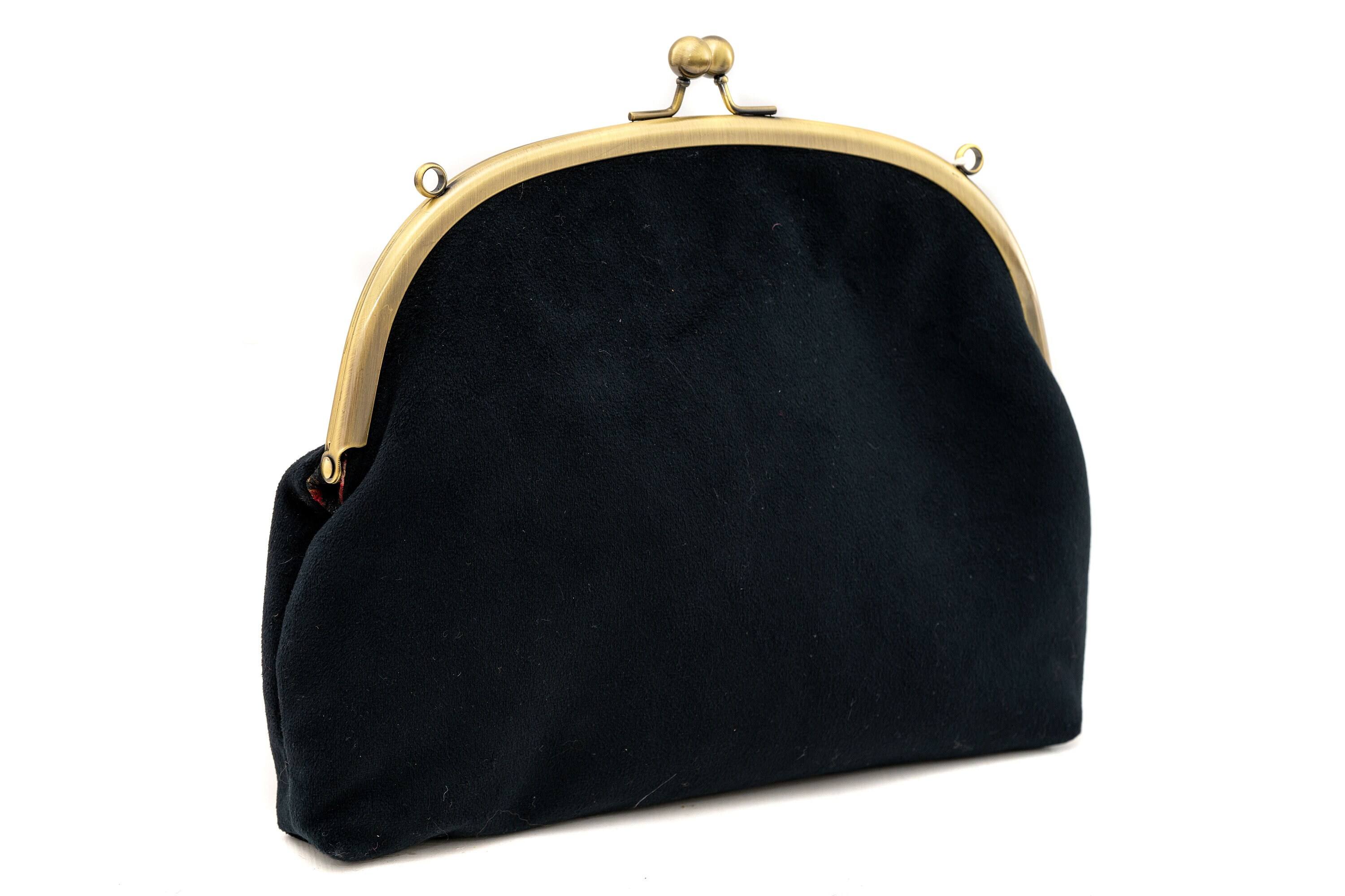 Buy Punk Rave Womens Gothic Handbag Black Velvet Lace Lolita Clutch Purse  Tote Bag Steampunk Online at desertcartINDIA