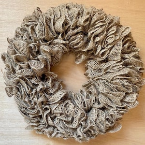 Rustic Burlap Garland