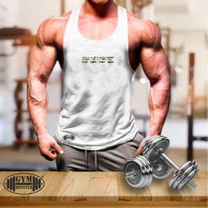 Bulletproof Vest Gym Clothing Bodybuilding Training Workout Exercise Kick Boxing Fitness Martial MMA Army Military Gym Monster Men Tank Top