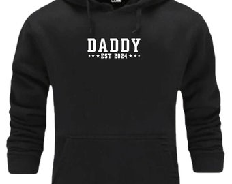 Papa Est. 2024 T Shirt Mann Legende Mythos Beschützer Bester Freund Neuer Papa Papa Lustiger Witz Vatertag Geschenkidee Herren Sweatshirt Top