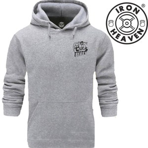 Unleash The Beast Hoodie Small Gym Clothing Bodybuilding Training Workout Exercise Fitness Boxing MMA Iron Heaven Gymwear Men Sweatshirt Top