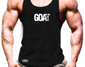 G.O.A.T Weste Gymnastikkleidung Bodybildung Krafttraining Workout Übung Kickboxen MMA Alpha Beast GOAT Muskeln Karate Gymwear Herren Tank Top