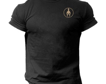 スパルタン ウォリアー Tシャツ ポケット ジムウェア ボディビルディング トレーニング ワークアウト エクササイズ フィットネス キックボクシング 格闘技 MMA ジムウェア メンズ Tシャツ トップ