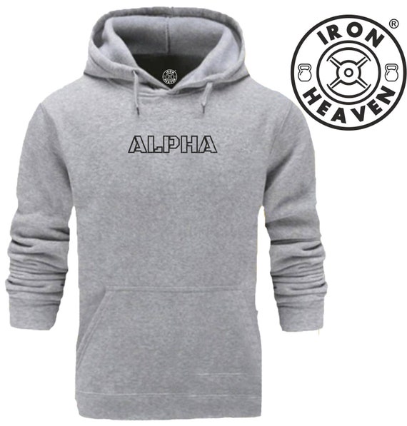 Alpha Hoodie Gym Clothing Bodybuilding Training Workout Exercise Fitness  Kick Boxing Martial Arts MMA Iron Heaven Men Sweatshirt Top - Etsy Israel