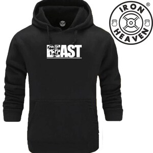 Beast Hoodie Gym Clothing Bodybuilding Training Workout Exercise Fitness Boxing Martial Arts MMA Gorilla Roar Iron Heaven Men Sweatshirt Top