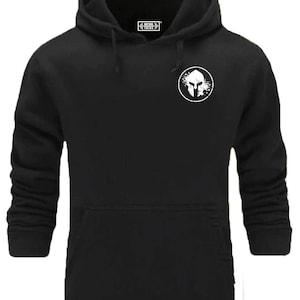 Spartan Blood Hoodie Liten Gymkläder Bodybuilding Träning Träning Kickboxning Martial MMA Hjälm Lambda Herrtröja Topp
