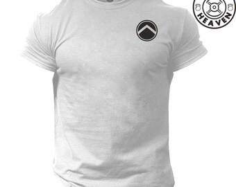 スパルタン シールド Tシャツ ポケット ジムウェア ボディビルディング ウェイトトレーニング ワークアウト エクササイズ フィットネス ボクシング MMA アイアン ヘブン ジムウェア メンズ Tシャツ トップ