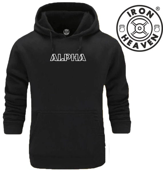 Alpha Hoodie Gym Clothing Bodybuilding Training Workout - Etsy