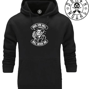 Dead Singer Hoodie Music Clothing Pop Rock n Roll Will Never Die Heavy Metal Death Gothic Skull Church Fans Xmas Gift Men Sweatshirt Top