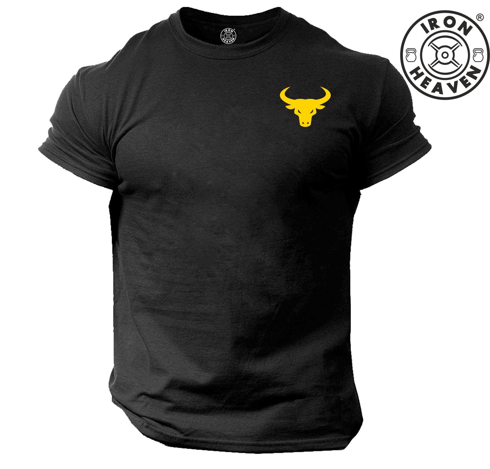 Camiseta de toro, ropa de gimnasio de bolsillo, culturismo, entrenamiento  con pesas, ejercicio, Fitness, boxeo, artes marciales, MMA, Iron Heaven,  camiseta para hombre - Etsy México, image size:1649x1579