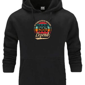 Bluza z kapturem na 40 urodziny 40 lat bycia niesamowitą legendą urodzoną w 1985 roku zabawny żart vintage boże narodzenie boże narodzenie urodziny fani prezent męska bluza z kapturem top