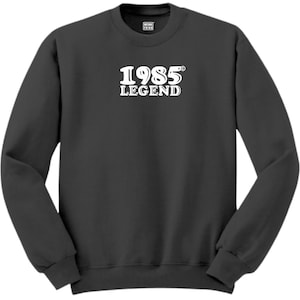 Bluza z kapturem Legenda z 1985 r. Urodziny Odzież 40. urodziny 40 lat legendy Urodzony w 1985 r. Zabawny Vintage Retro Klasyczny prezent świąteczny Sweter Top