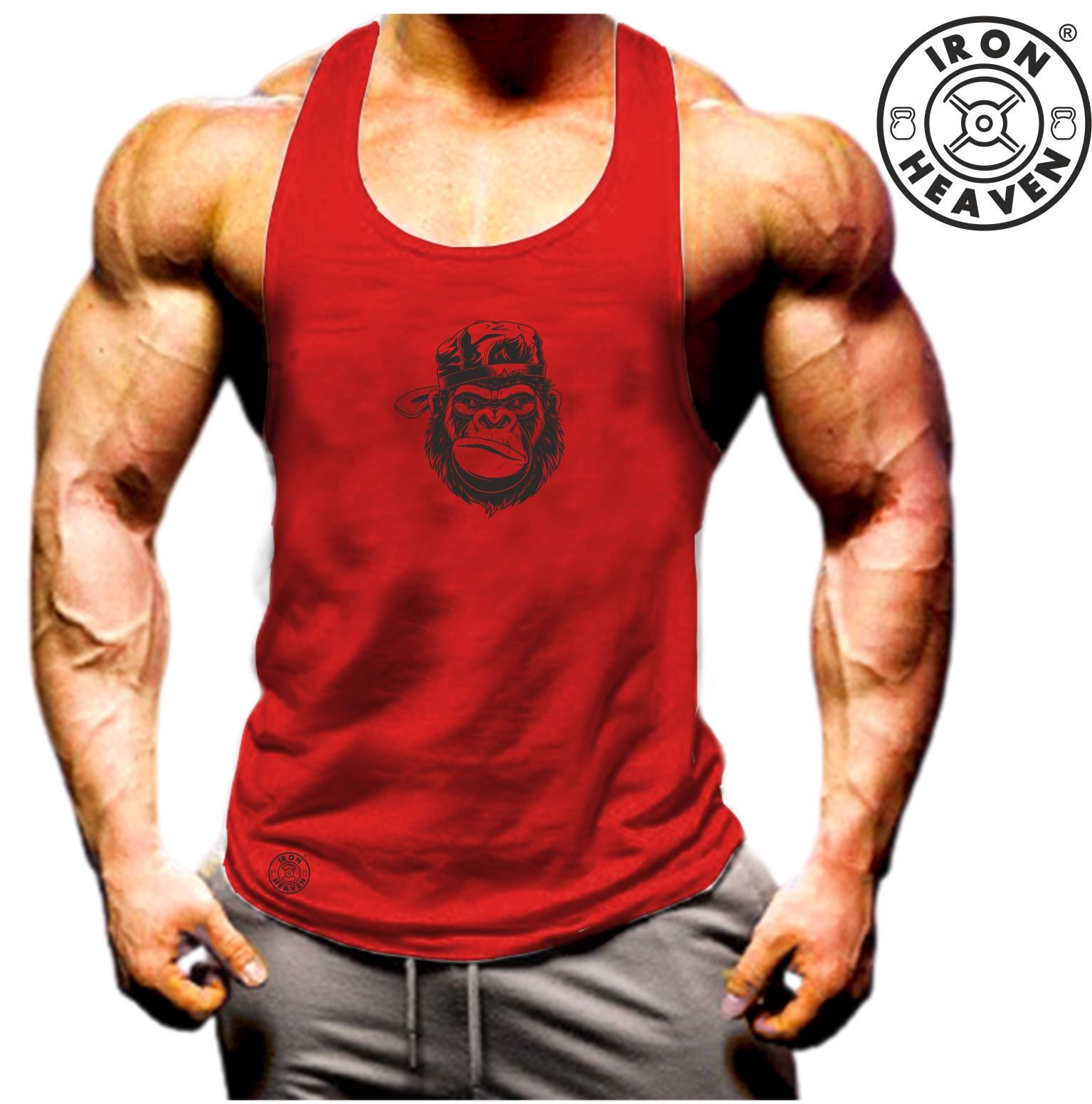 Gilet Gorilla Tascabile Palestra Abbigliamento Bodybuilding - Foto 6