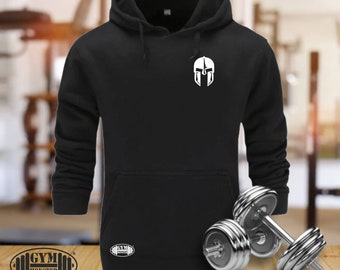 Greek Helmet Gym Training Top Spartan MMA Mens T-Shirt 100% Cotton