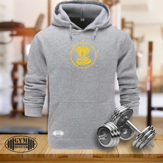 Cobra Hoodie Gym Clothing Bodybuilding Training Workout Exercise Fitness Kick Boxing Martial Arts MMA King Cobra Snake Men Sweatshirt Top