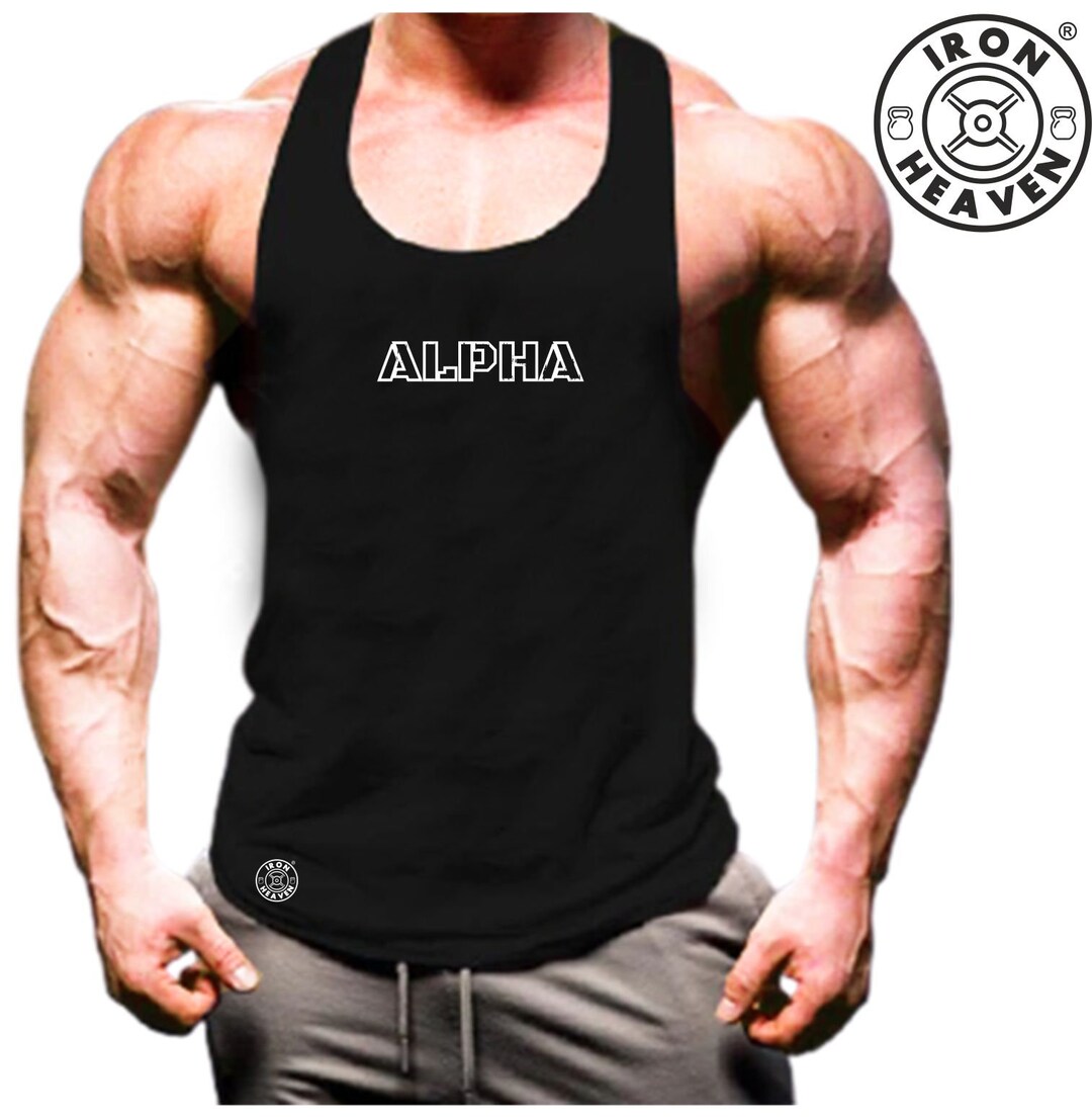 Alpha Vest Gym Clothing Bodybuilding Weight Training Workout Exercise ...