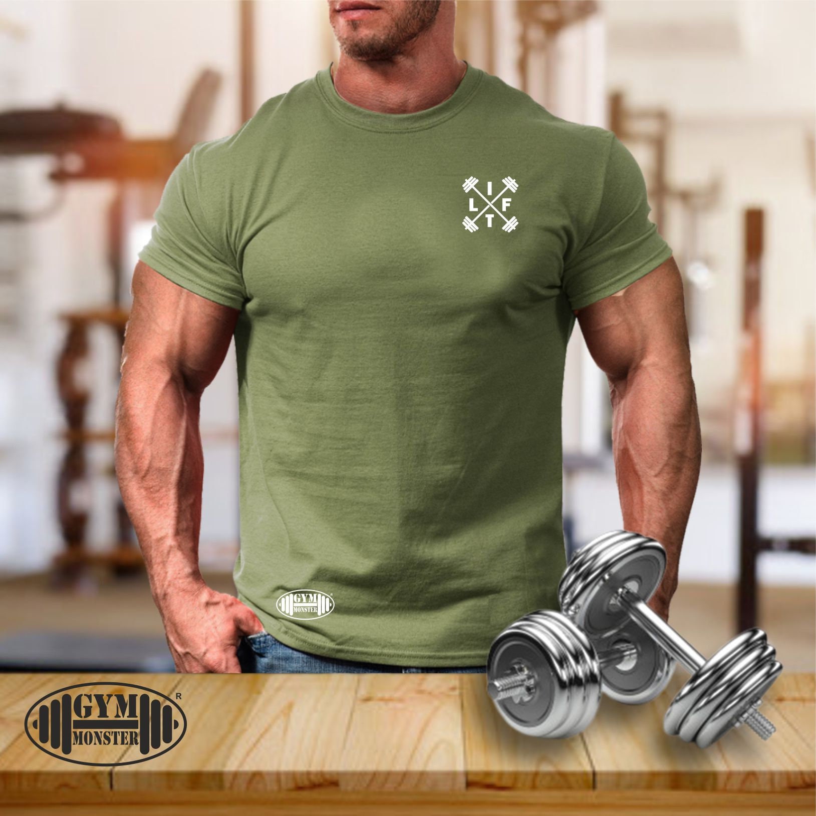 T-Shirt Toro Palestra Abbigliamento Bodybuilding Allenamento - Foto 9