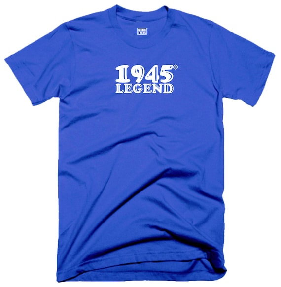 Camiseta de leyenda de 1945, ropa de cumpleaños, 80 cumpleaños, 80