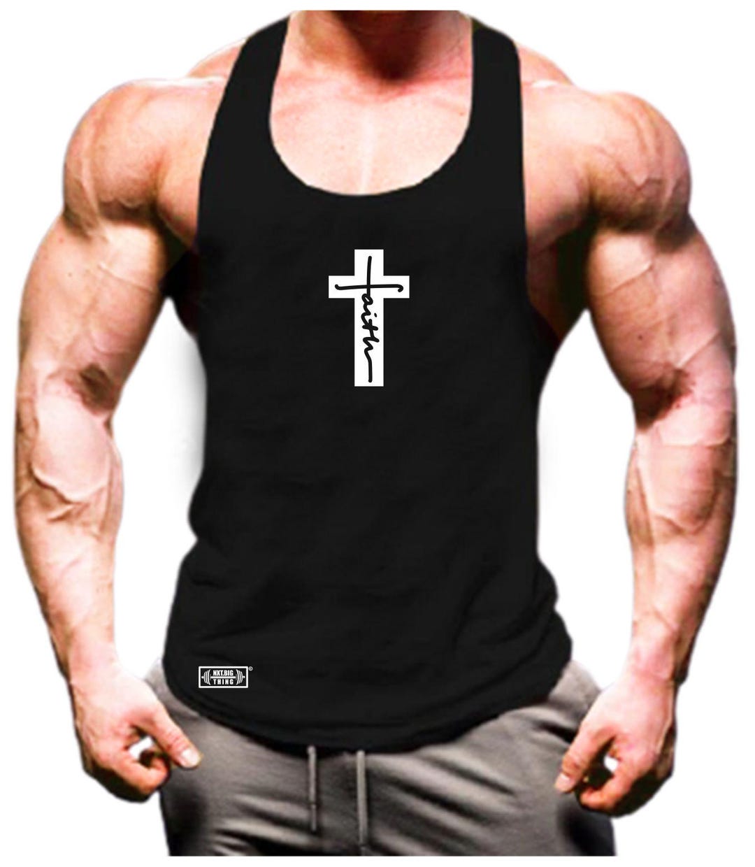 Glaube Weste Gym Kleidung Bodybuilding Training Workout Übung