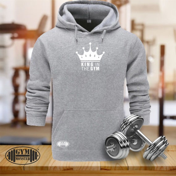 Grey Sudadera Gym King Ropa Sudadera King Monster Sudadera Con