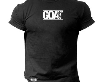 G.O.A.T T Shirt Gym Monster Clothing Bodybuilding Weight Training Workout Exercise Boxing MMA Beast GOAT Muscles Karate Gymwear Men Tee Top