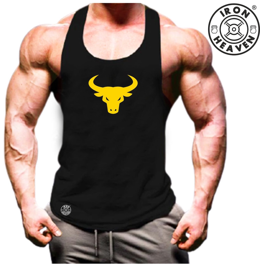 Canotta Uomo Bodybuilding – Muscolare, Slim, In Misto Cotone, Per Palestra E Fitness – Taglie S-XL - 6