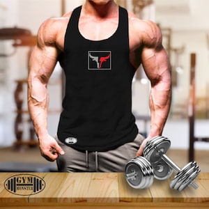 Bull Head Stringer Vest Gym Monster Clothing Bodybuilding Training Workout Exercise Boxing MMA Karate Mixed Gymwear Racerback Tank Top