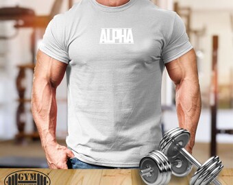 Alpha T Shirt Pocket Abbigliamento Da Palestra Bodybuilding Allenamento Allenamento Esercizio Fitness Boxe Arti Marziali MMA Athletic Gym Monster Men Tee Top - Italia - Foto 9