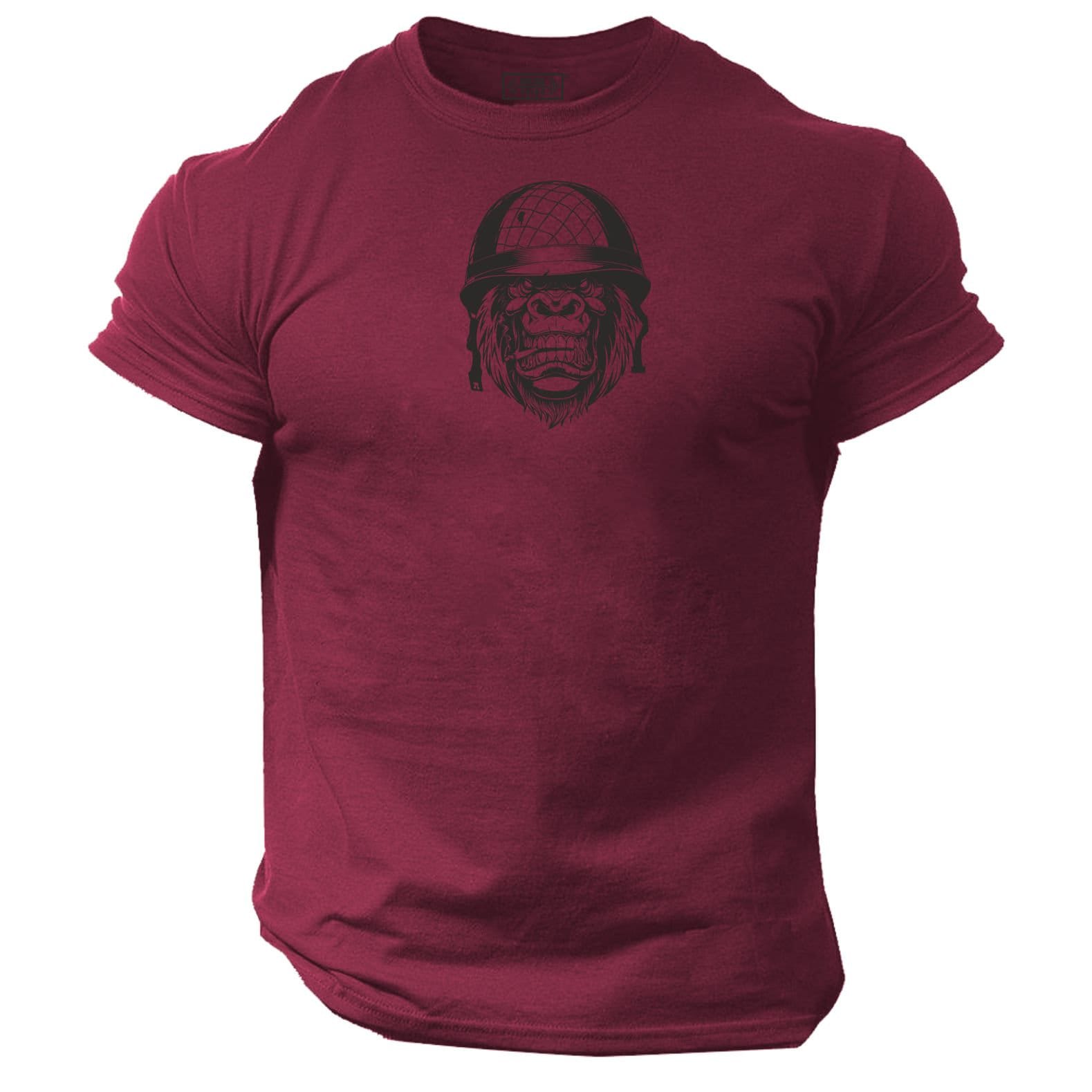 Kommando Gorilla T-Shirt Fitness-Studio Kleidung Bodybildung Training Workout Übung Boxen Kampfkunst MMA Militär Krieger Armee Gymwear T-Shirt Top
