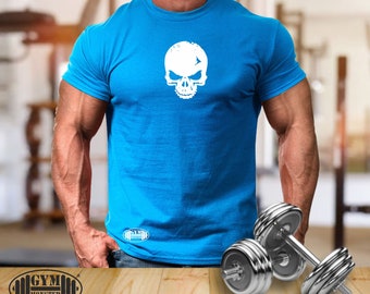 Maglietta Da Allenamento Iron Heaven - Teschio Per Palestra, Bodybuilding, Pugilato E MMA - 10 Colori